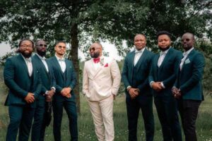 Matching Groom and Groomsmen Suits Without Looking Identical